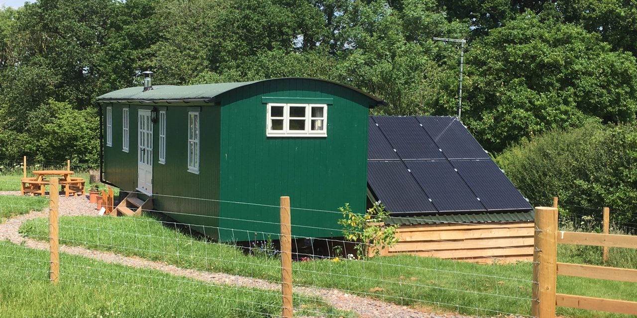 Solar Powered Shepherds Hut